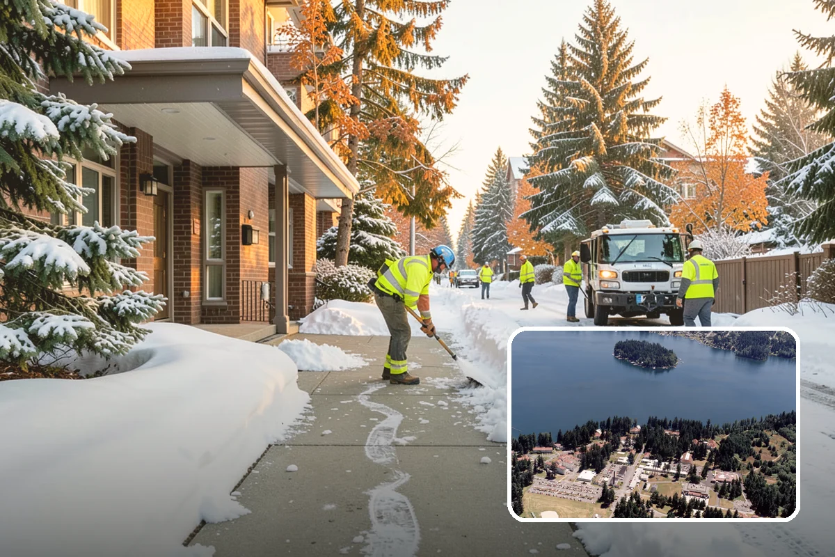 Overnight Snow Removal in Lakewood, Pierce County, WA - Property ready before the morning arrival