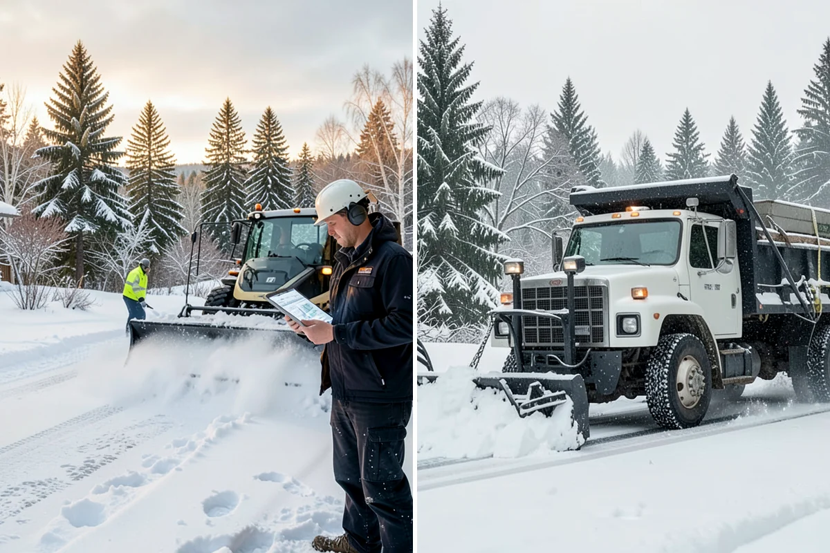Overnight Snow Removal in Lakewood, Pierce County, WA - Confirm your morning open time and priority zones