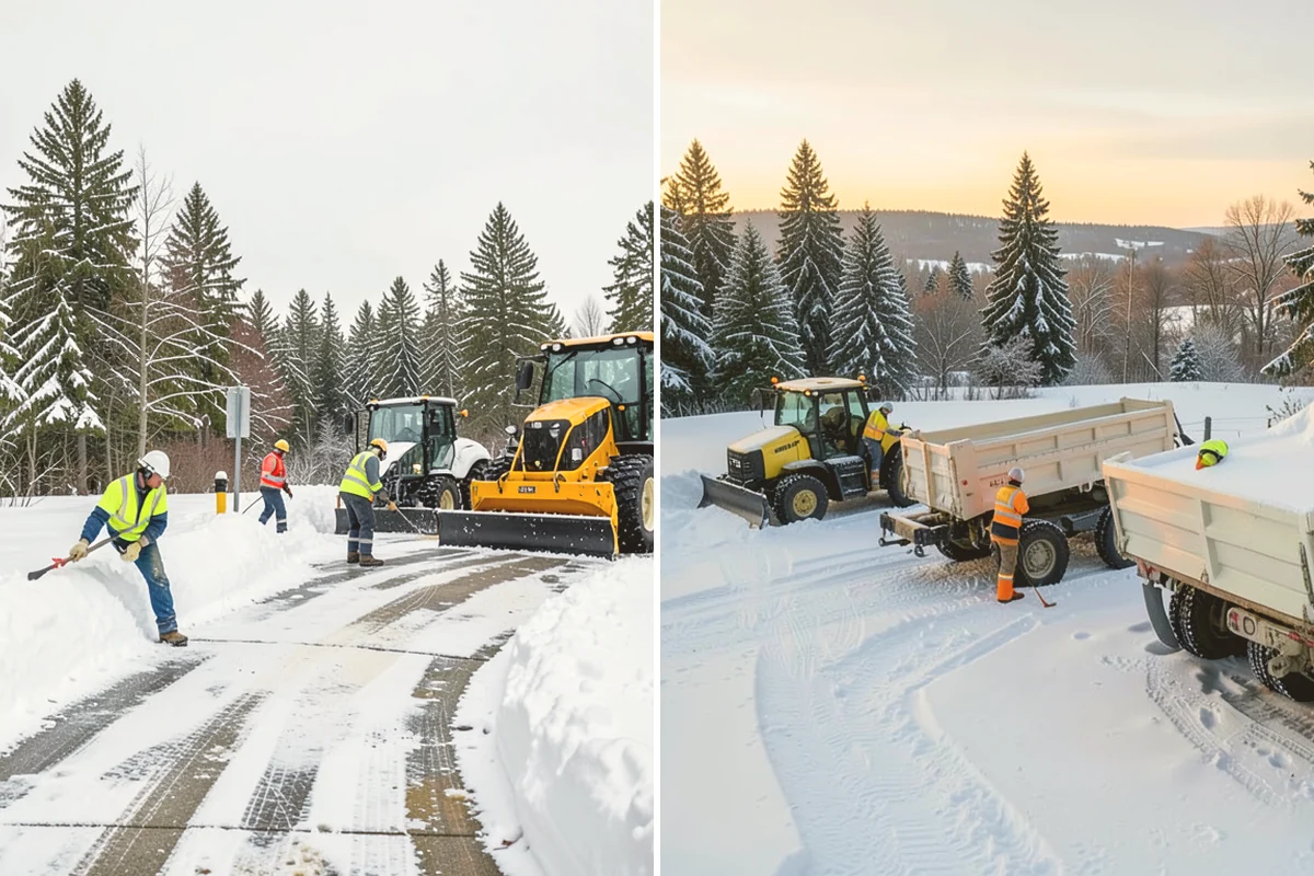 Overnight Snow Removal in Langley, Island County, WA - Confirm your morning open time and priority zones