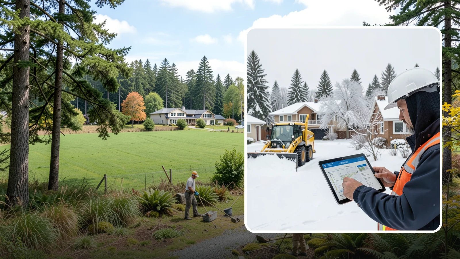 Overnight Snow Removal in Lyman, Skagit County, WA - We clear your property overnight so it is ready and safe before staff, tenants, or customers arrive in the morning.