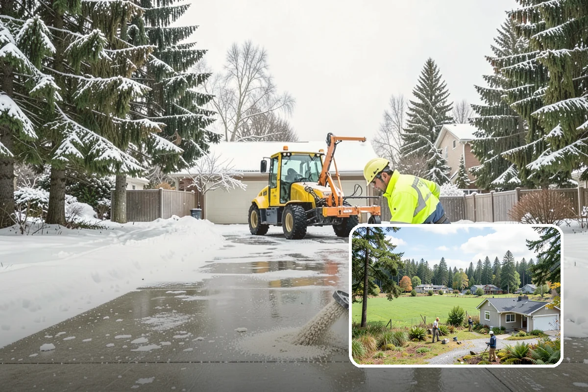 Overnight Snow Removal in Lyman, Skagit County, WA - Property ready before the morning arrival
