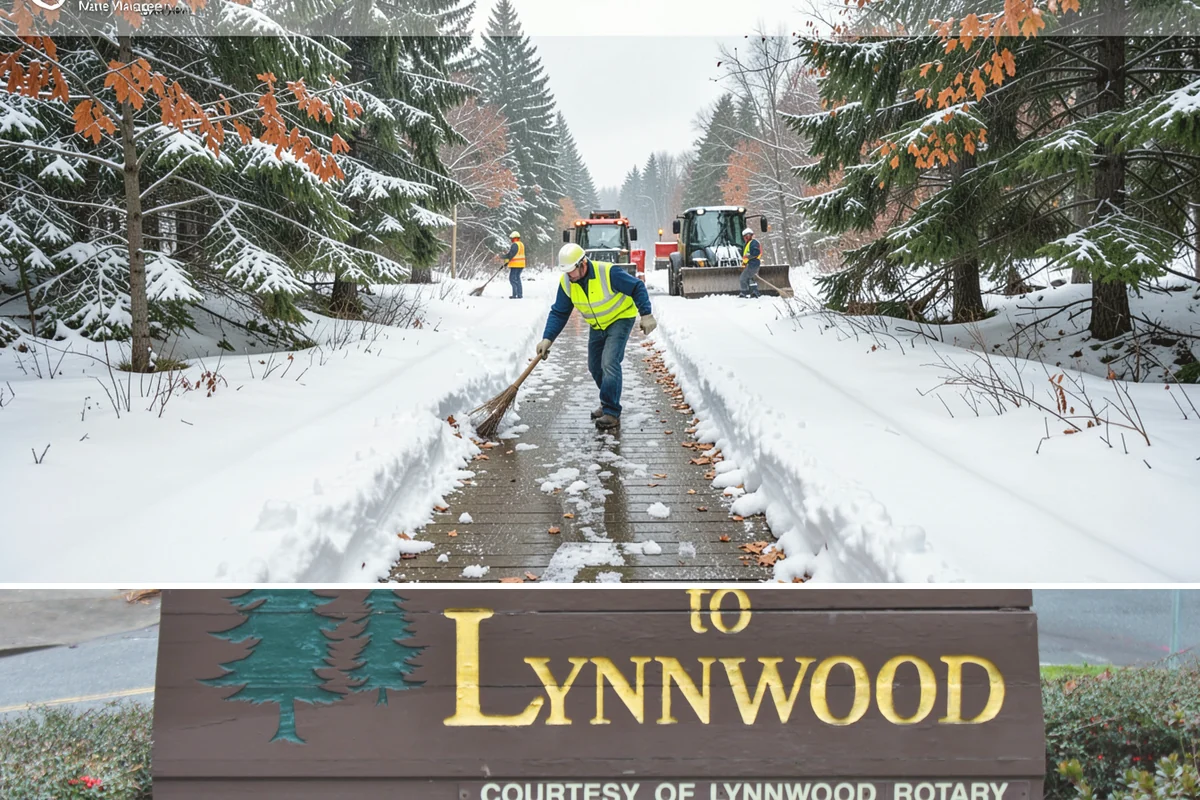 Overnight Snow Removal in Lynnwood, Snohomish County, WA - Overnight service is in highest demand through the peak snow months of December, January, and February.