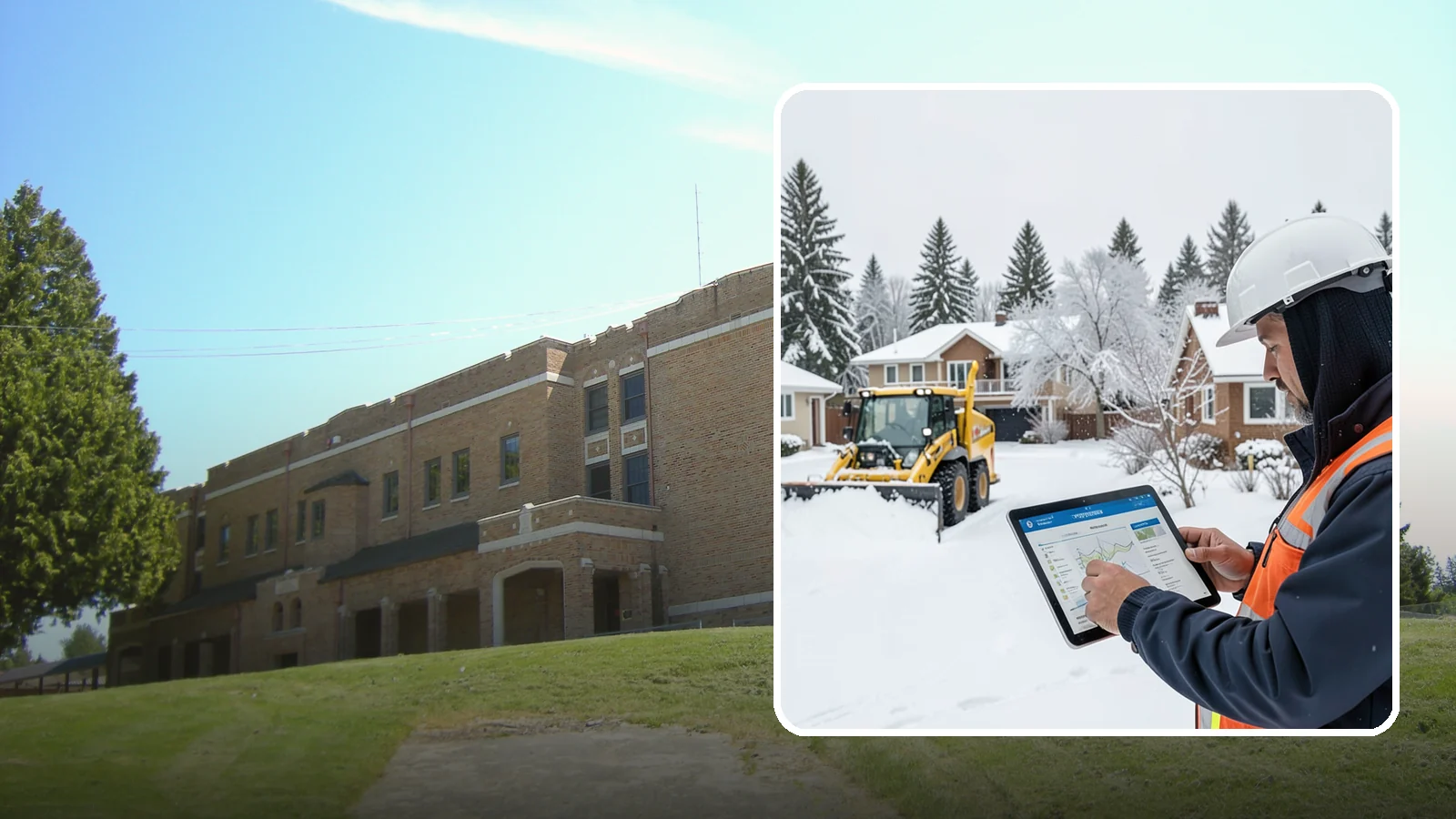 Overnight Snow Removal in Maple Valley, King County, WA - We clear your property overnight so it is ready and safe before staff, tenants, or customers arrive in the morning.