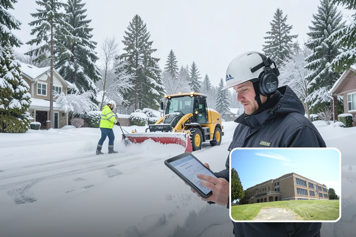 Overnight Snow Removal in Maple Valley, King County, WA - Property ready before the morning arrival