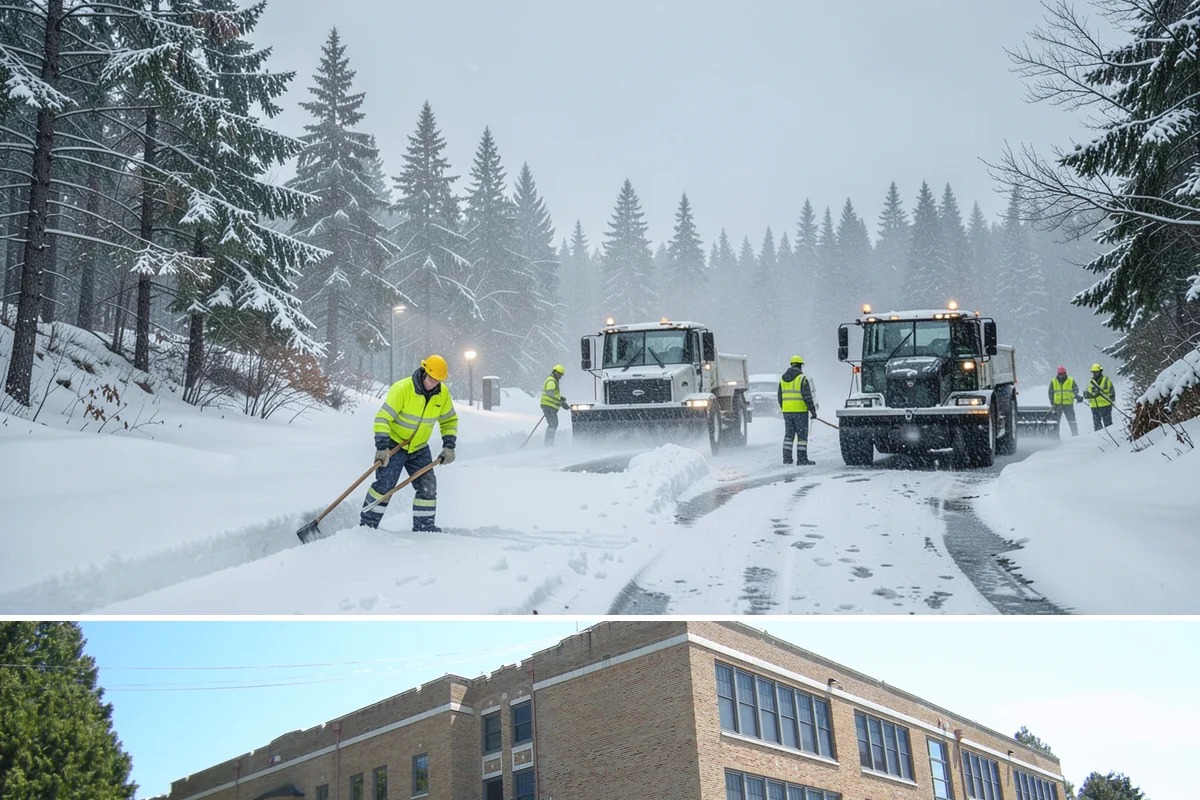 Overnight Snow Removal in Maple Valley, King County, WA - Overnight service is in highest demand through the peak snow months of December, January, and February.