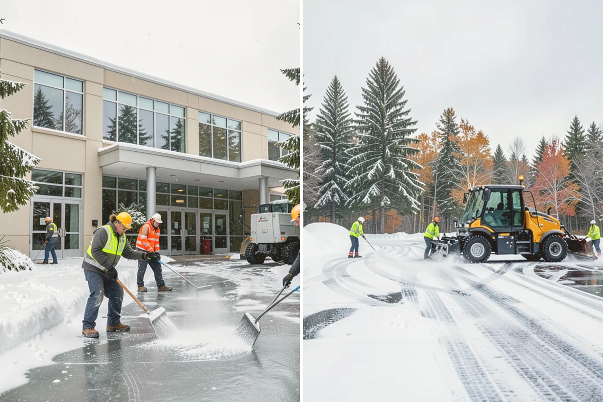 Overnight Snow Removal in Milton, King County, WA - Confirm your morning open time and priority zones