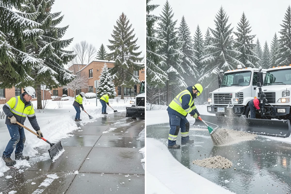 Overnight Snow Removal in Monroe, Snohomish County, WA - Confirm your morning open time and priority zones