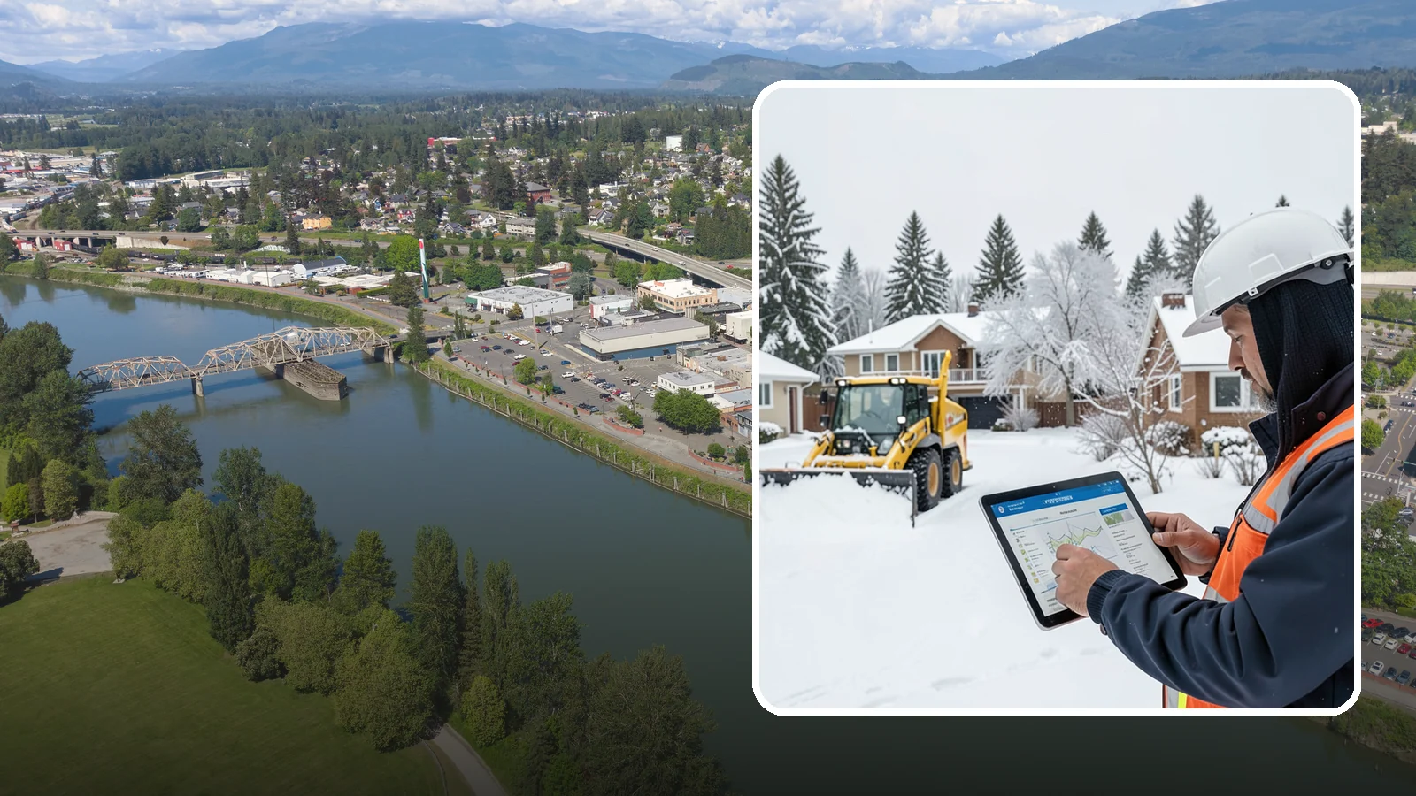 Overnight Snow Removal in Mount Vernon, Skagit County, WA - We clear your property overnight so it is ready and safe before staff, tenants, or customers arrive in the morning.