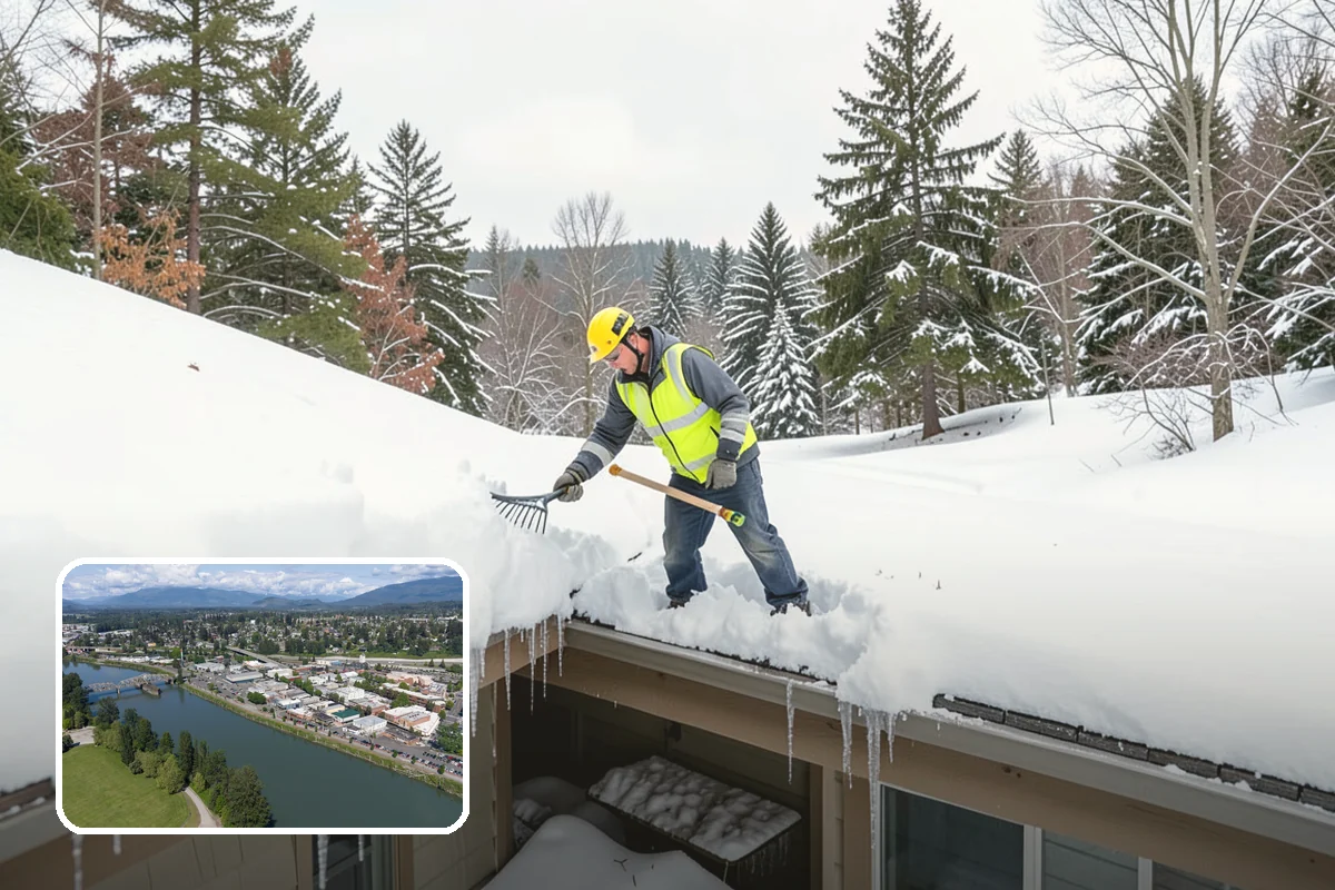 Overnight Snow Removal in Mount Vernon, Skagit County, WA - Property ready before the morning arrival