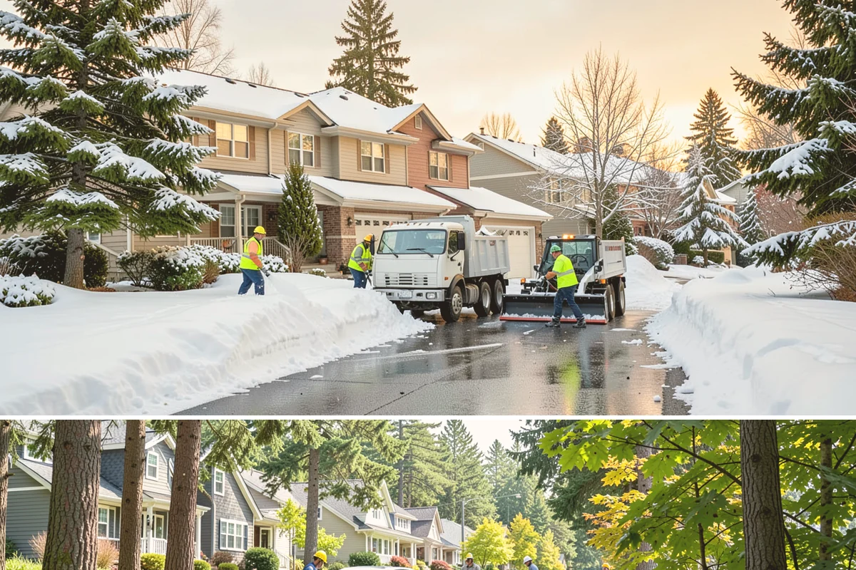Overnight Snow Removal in Normandy Park, King County, WA - Overnight service is in highest demand through the peak snow months of December, January, and February.