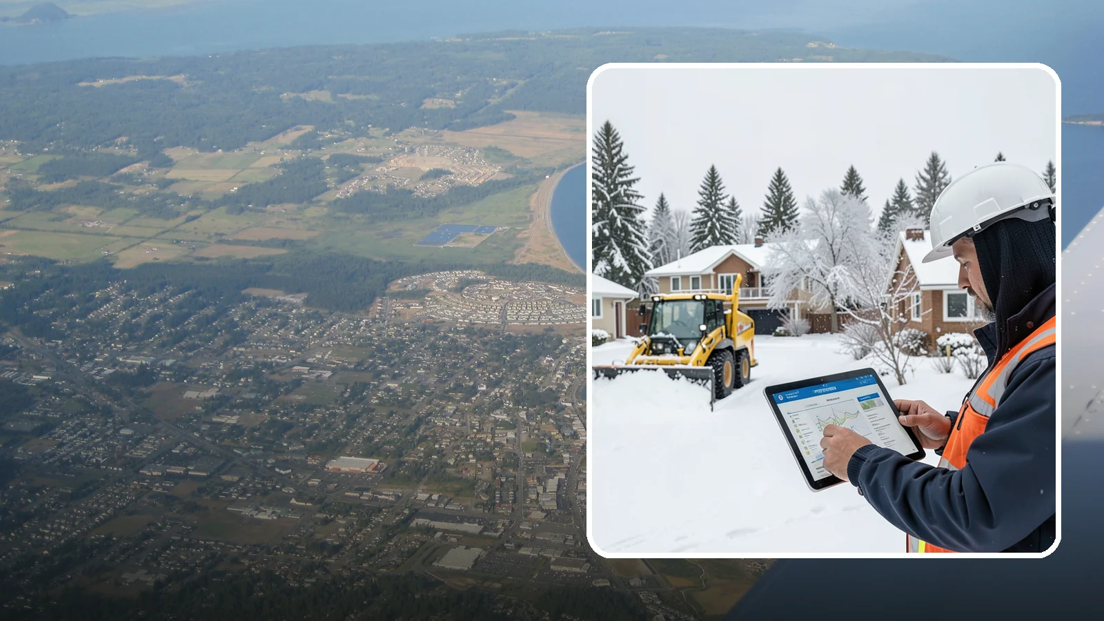 Overnight Snow Removal in Oak Harbor, Island County, WA - We clear your property overnight so it is ready and safe before staff, tenants, or customers arrive in the morning.