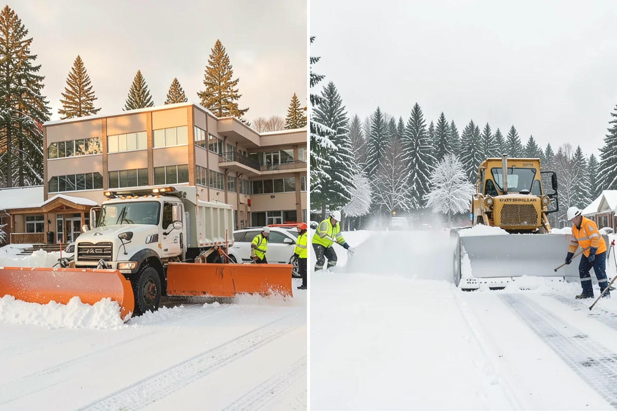 Overnight Snow Removal in Oak Harbor, Island County, WA - Confirm your morning open time and priority zones