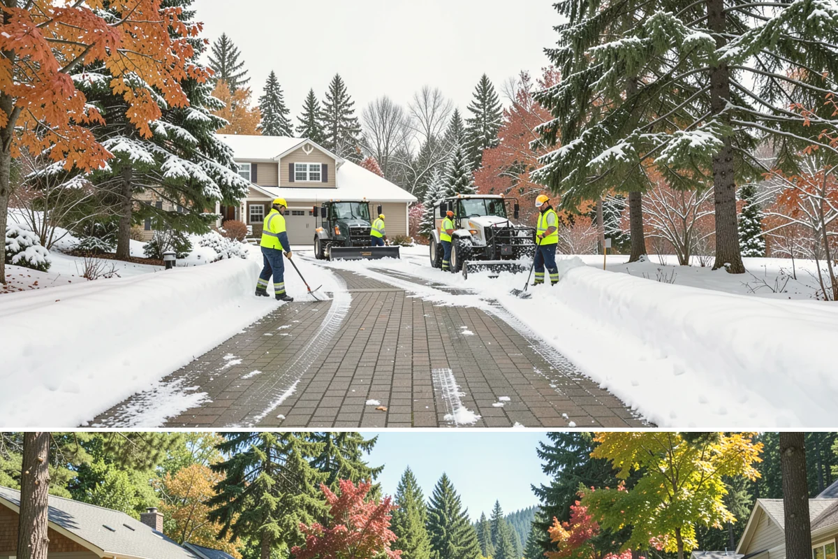 Overnight Snow Removal in Orting, Pierce County, WA - Overnight service is in highest demand through the peak snow months of December, January, and February.