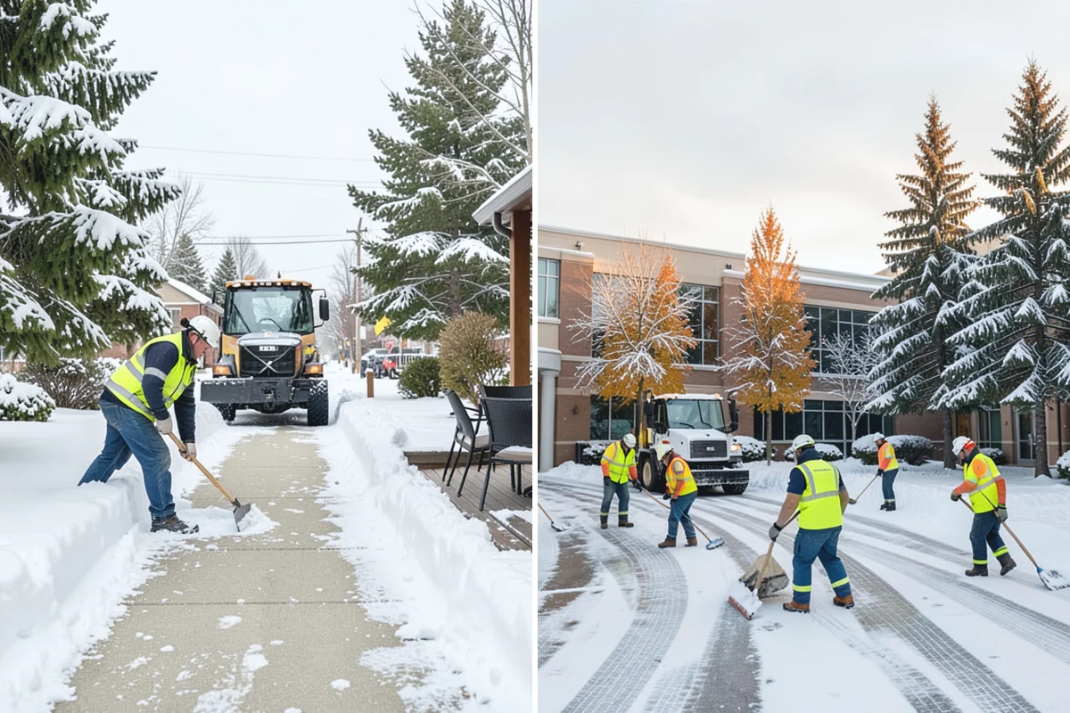 Overnight Snow Removal in Renton, King County, WA - Confirm your morning open time and priority zones
