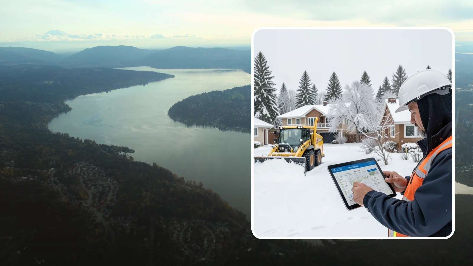 Overnight Snow Removal in Sammamish, King County, WA - We clear your property overnight so it is ready and safe before staff, tenants, or customers arrive in the morning.