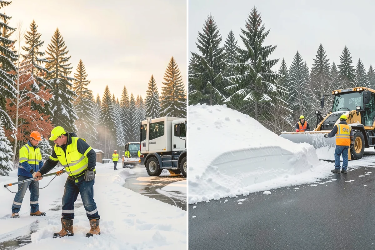 Overnight Snow Removal in Sammamish, King County, WA - Confirm your morning open time and priority zones