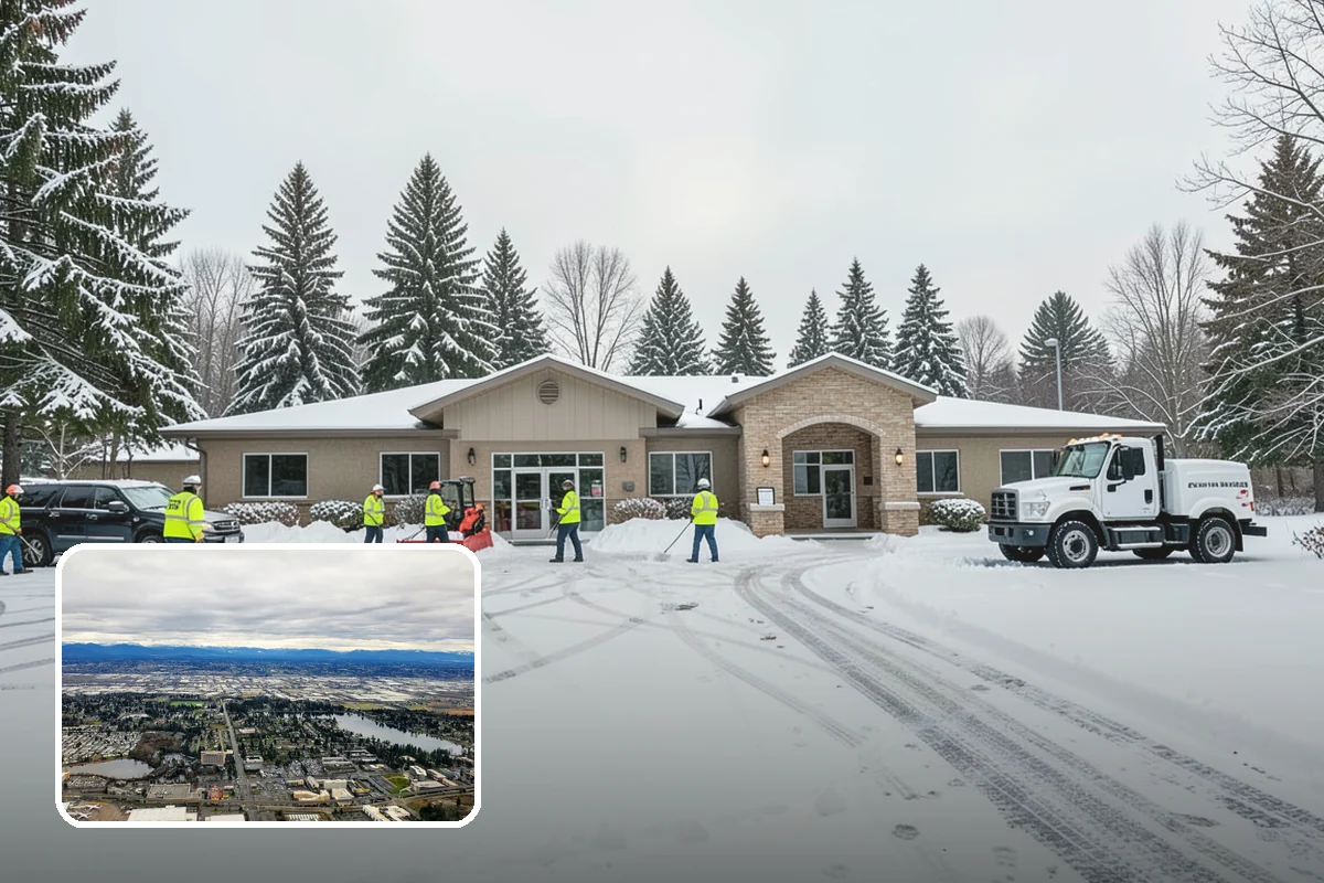Overnight Snow Removal in SeaTac, King County, WA - Property ready before the morning arrival