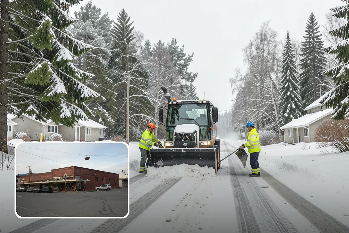 Overnight Snow Removal in Sedro-Woolley, Skagit County, WA - Property ready before the morning arrival
