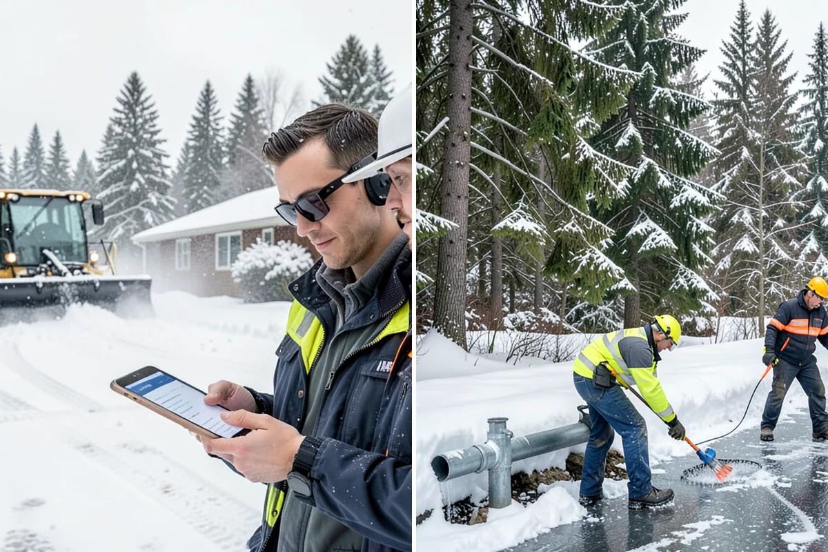 Overnight Snow Removal in Sedro-Woolley, Skagit County, WA - Confirm your morning open time and priority zones