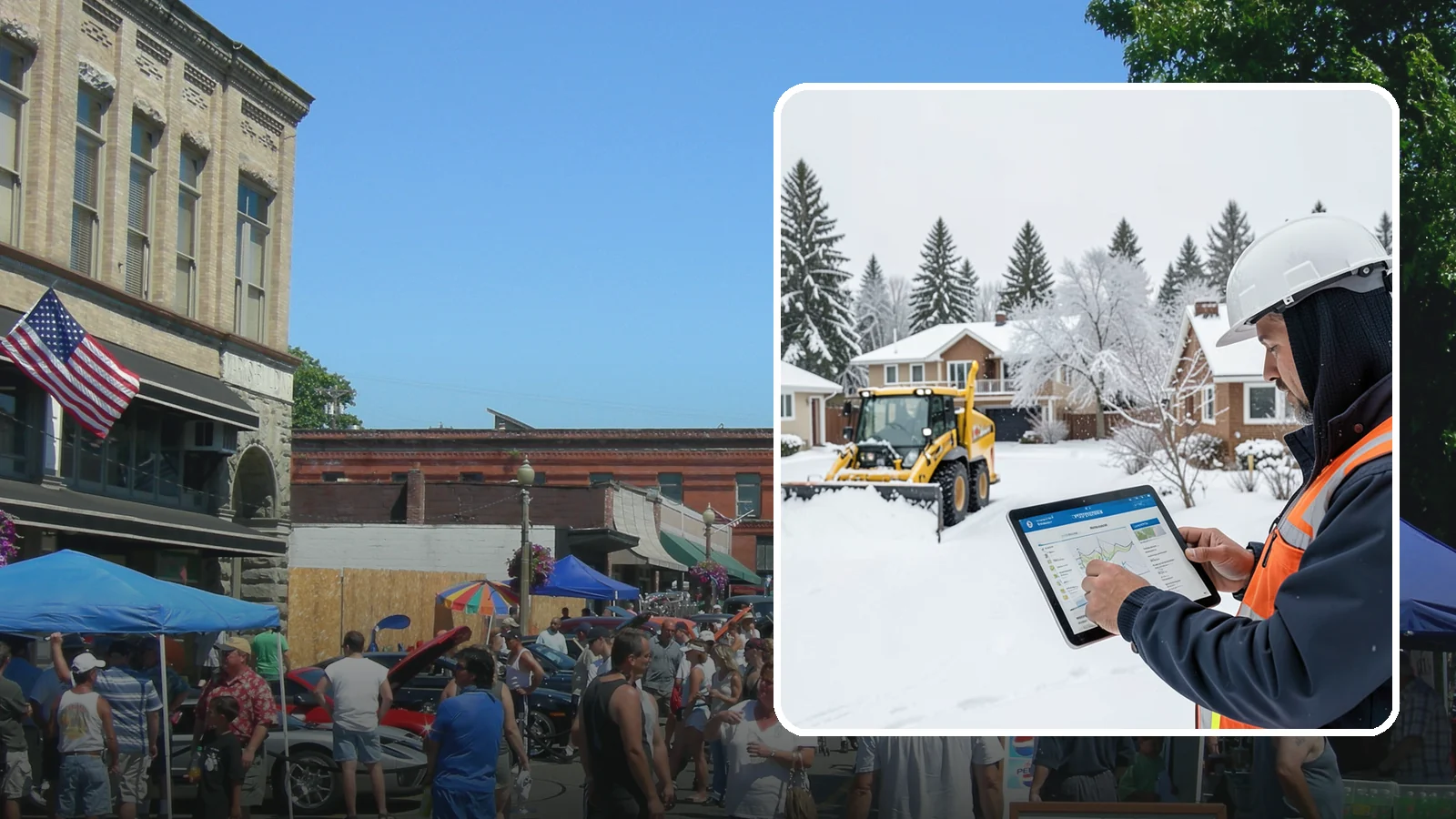 Overnight Snow Removal in Snohomish, Snohomish County, WA - We clear your property overnight so it is ready and safe before staff, tenants, or customers arrive in the morning.