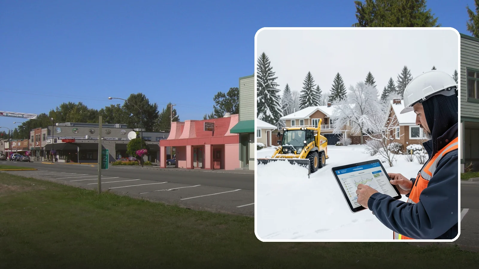 Overnight Snow Removal in Snoqualmie, King County, WA - We clear your property overnight so it is ready and safe before staff, tenants, or customers arrive in the morning.
