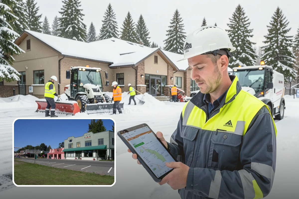 Overnight Snow Removal in Snoqualmie, King County, WA - Property ready before the morning arrival