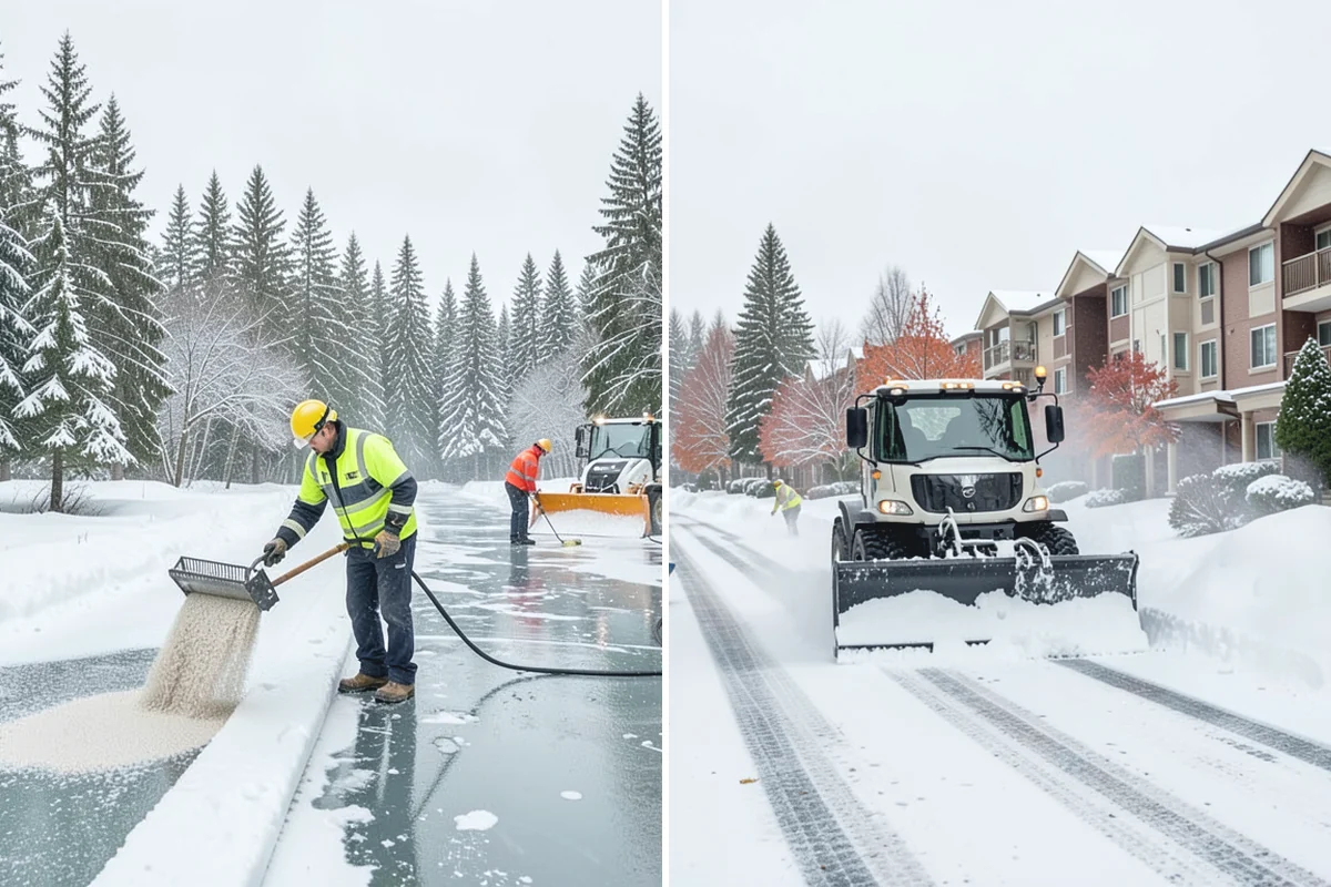 Overnight Snow Removal in South Prairie, Pierce County, WA - Confirm your morning open time and priority zones