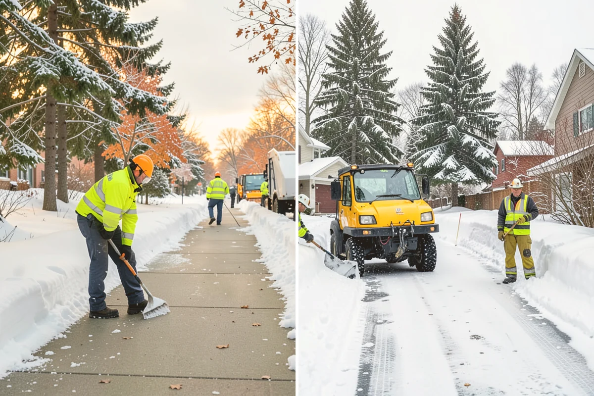 Overnight Snow Removal in Stanwood, Snohomish County, WA - Confirm your morning open time and priority zones
