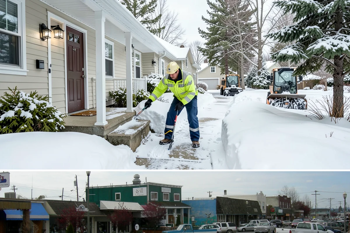 Overnight Snow Removal in Stanwood, Snohomish County, WA - Overnight service is in highest demand through the peak snow months of December, January, and February.
