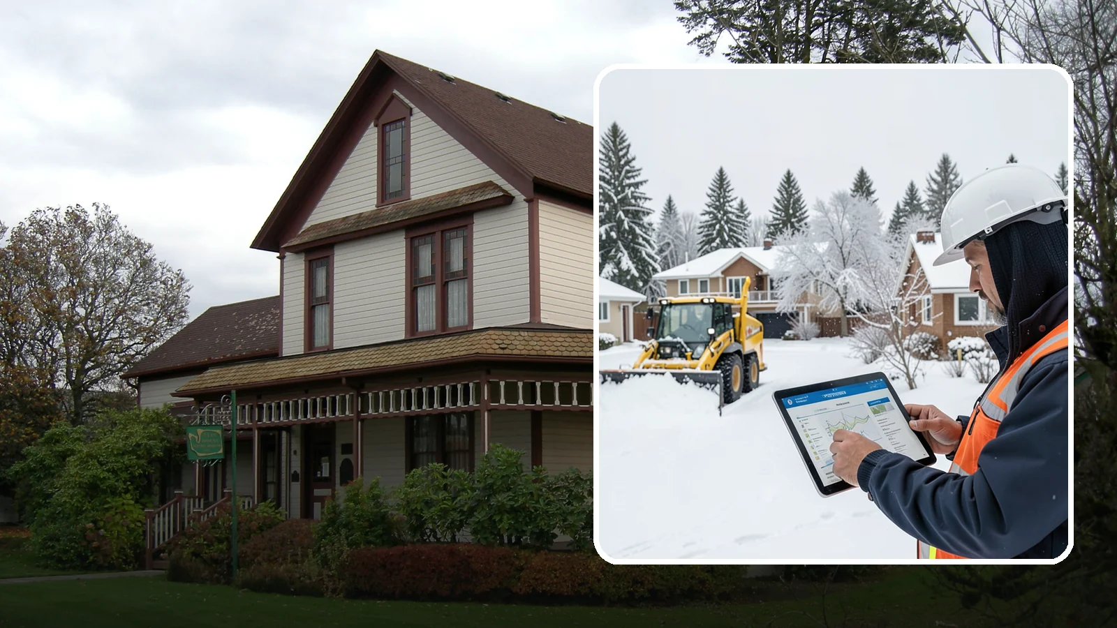 Overnight Snow Removal in Sumner, Pierce County, WA - We clear your property overnight so it is ready and safe before staff, tenants, or customers arrive in the morning.