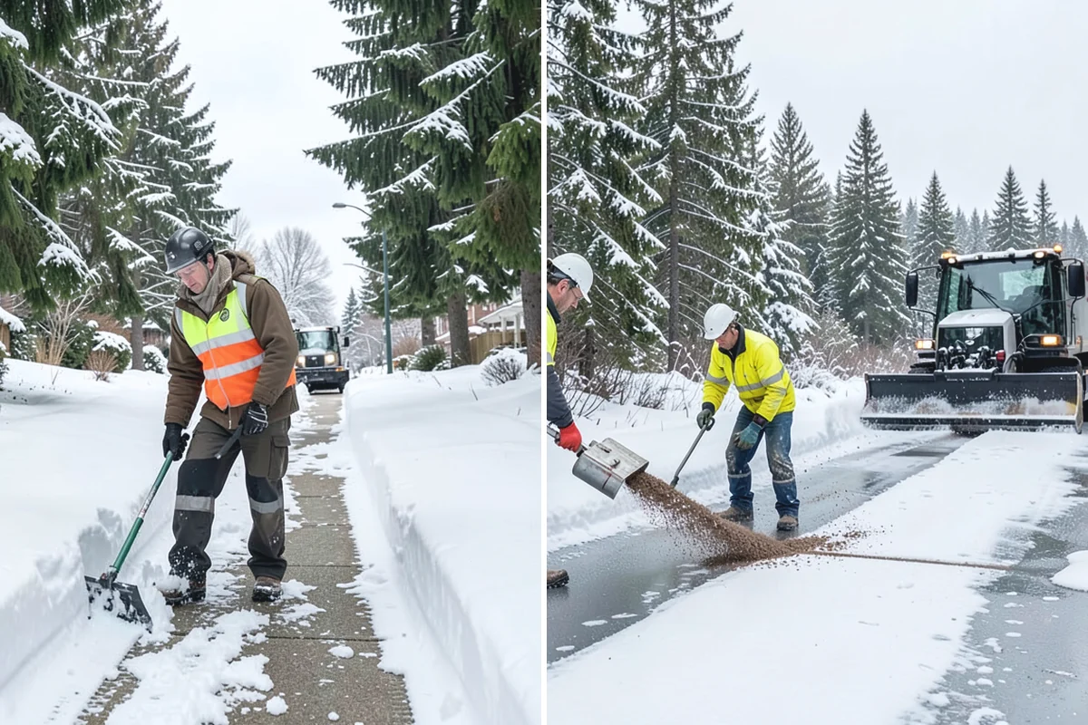 Overnight Snow Removal in Sumner, Pierce County, WA - Confirm your morning open time and priority zones