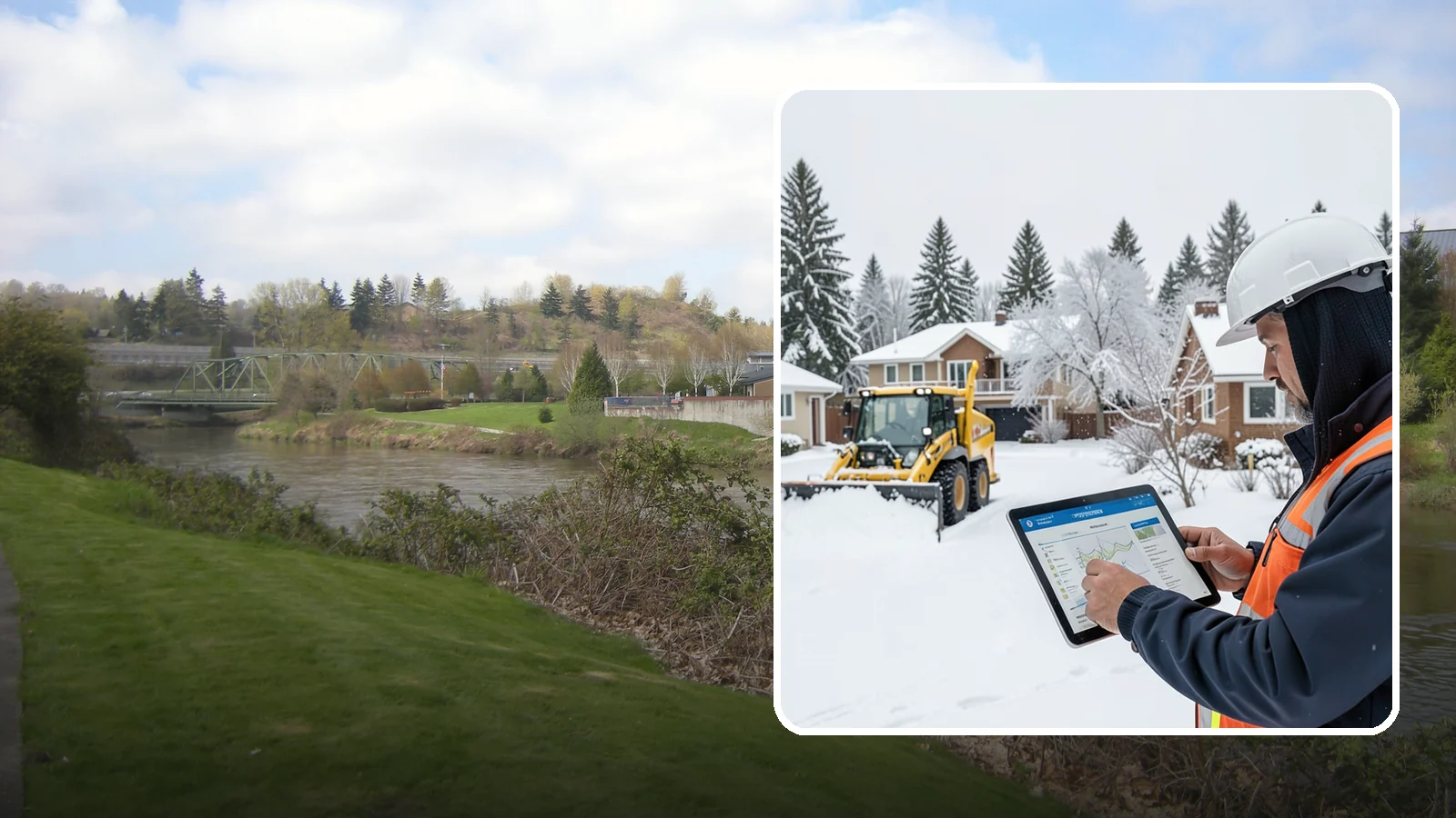 Overnight Snow Removal in Tukwila, King County, WA - We clear your property overnight so it is ready and safe before staff, tenants, or customers arrive in the morning.