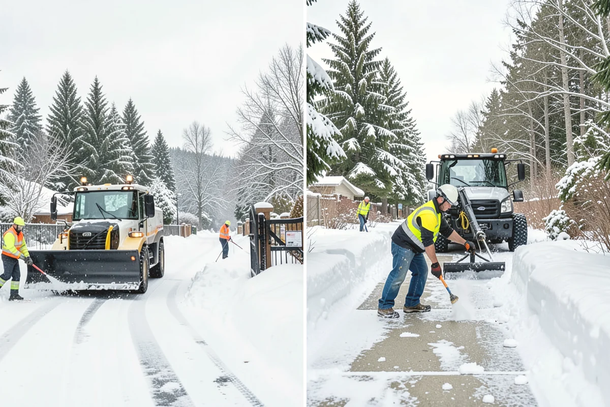 Overnight Snow Removal in Tukwila, King County, WA - Confirm your morning open time and priority zones