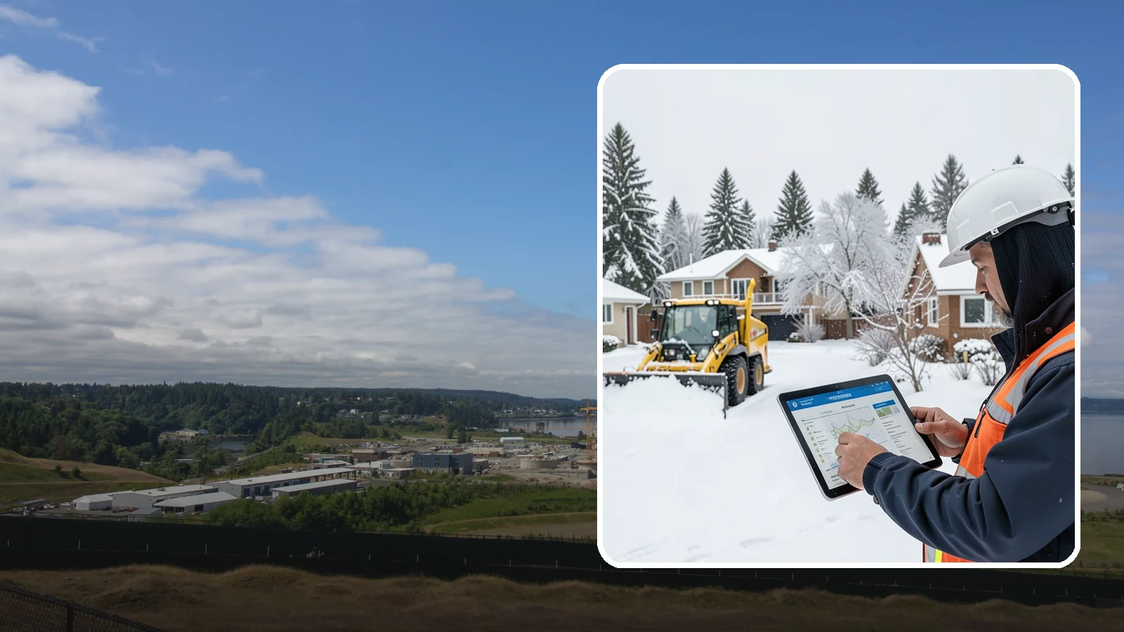 Overnight Snow Removal in University Place, Pierce County, WA - We clear your property overnight so it is ready and safe before staff, tenants, or customers arrive in the morning.