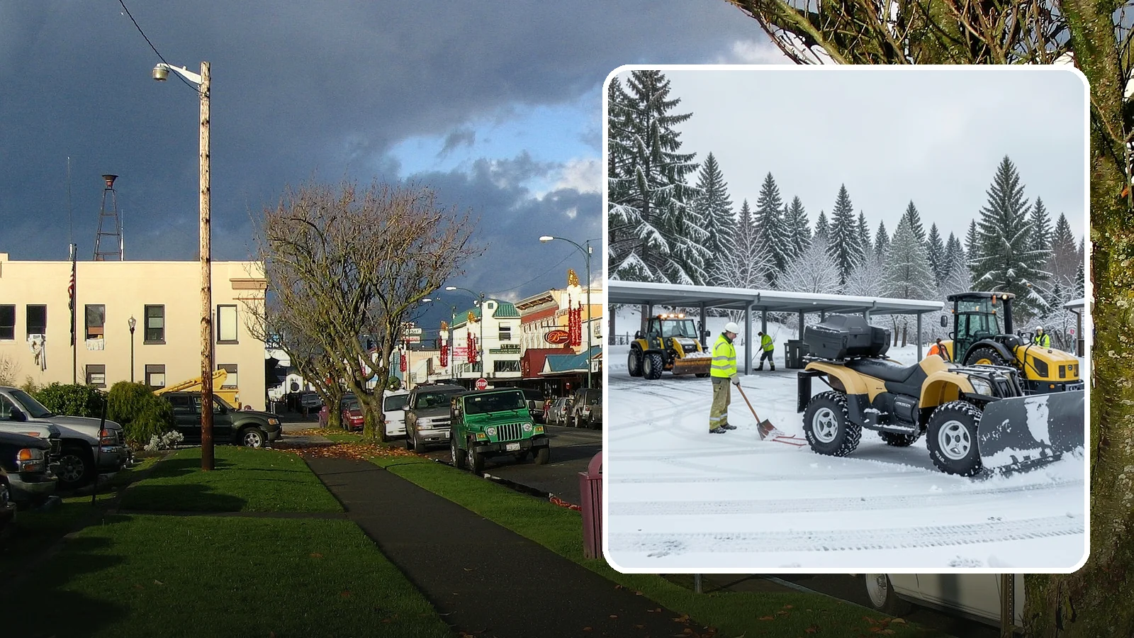 Park & Ride Snow Removal in Arlington, Snohomish County, WA - We clear park-and-ride lots, stalls, and shuttle stops so commuters can leave their cars and catch transit without wading through...