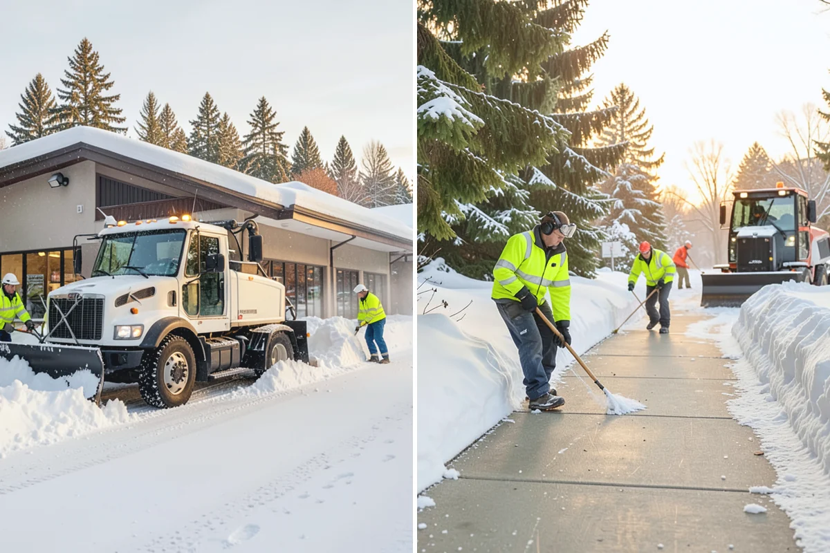 Park & Ride Snow Removal in Beaux Arts Village, King County, WA - Map lot lanes, stalls, and transit stop pads