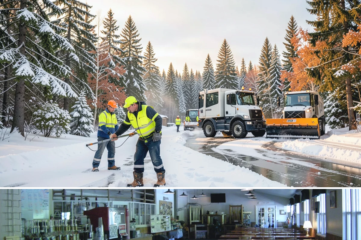 Park & Ride Snow Removal in Black Diamond, King County, WA - Park-and-ride lots see peak need December through February around commuter freeze mornings.