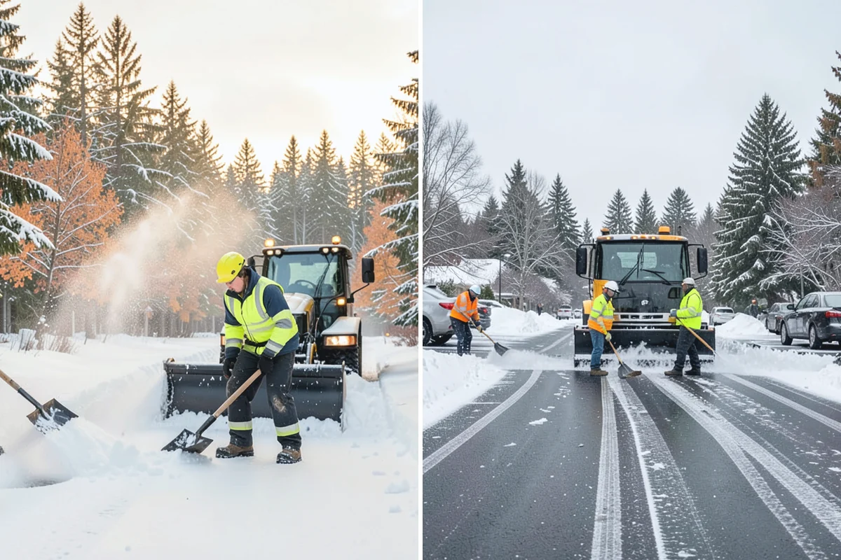 Park & Ride Snow Removal in Bonney Lake, Pierce County, WA - Map lot lanes, stalls, and transit stop pads