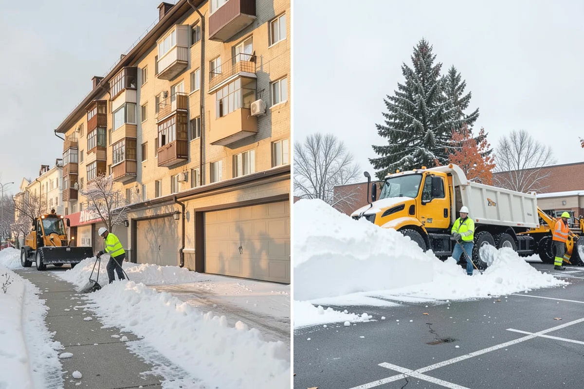 Park & Ride Snow Removal in Buckley, Pierce County, WA - Map lot lanes, stalls, and transit stop pads