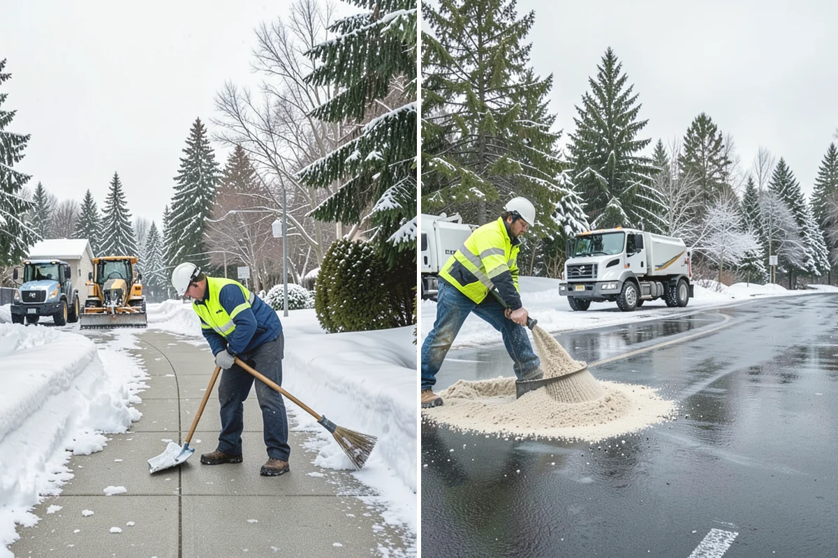 Park & Ride Snow Removal in Burien, King County, WA - Map lot lanes, stalls, and transit stop pads