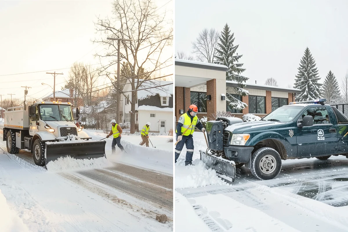 Park & Ride Snow Removal in Burlington, Skagit County, WA - Map lot lanes, stalls, and transit stop pads