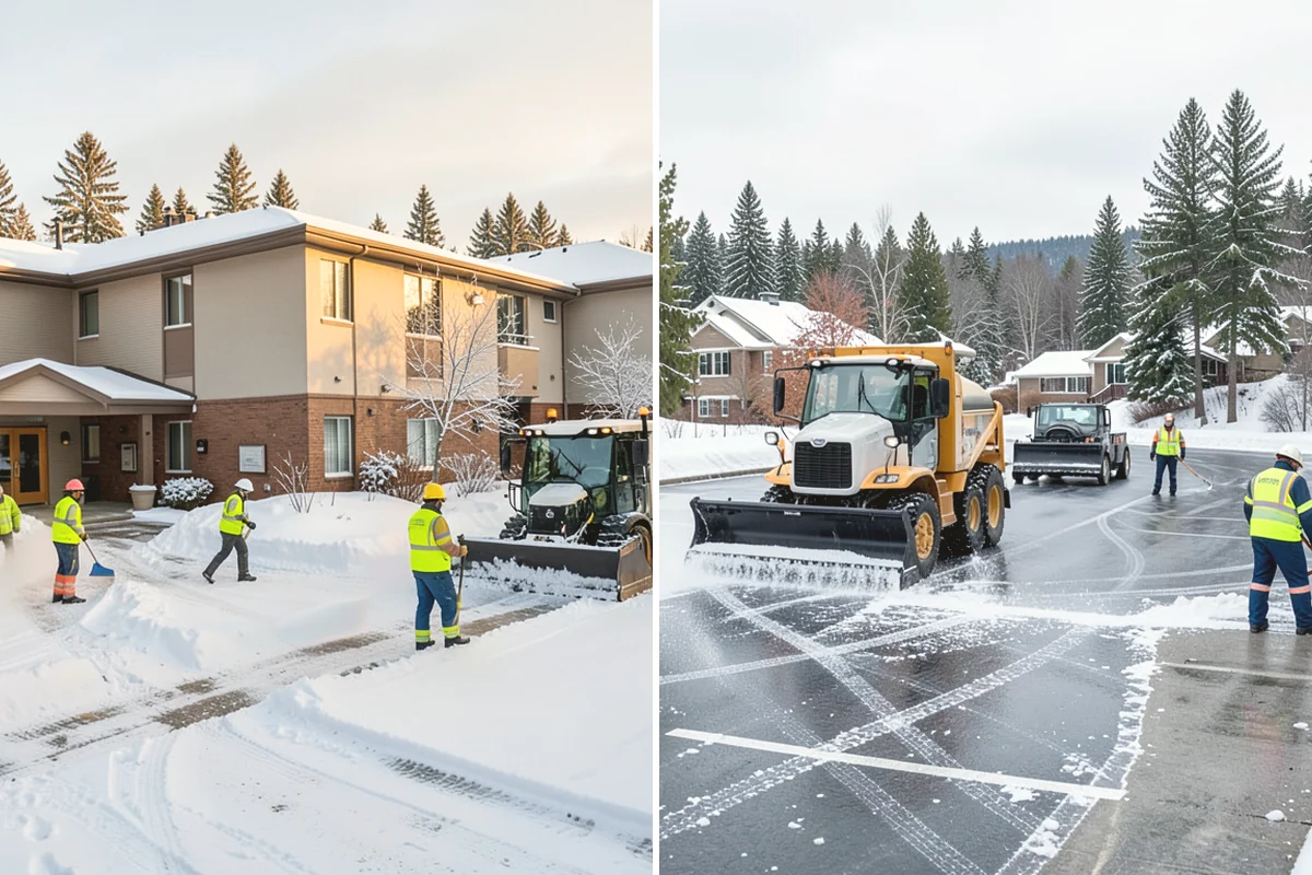 Park & Ride Snow Removal in Carnation, King County, WA - Map lot lanes, stalls, and transit stop pads
