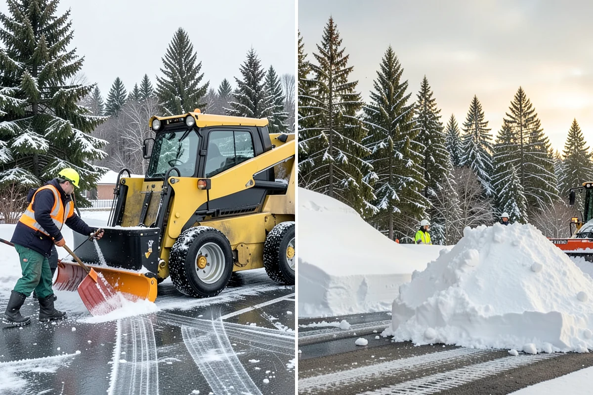 Park & Ride Snow Removal in Clyde Hill, King County, WA - Map lot lanes, stalls, and transit stop pads
