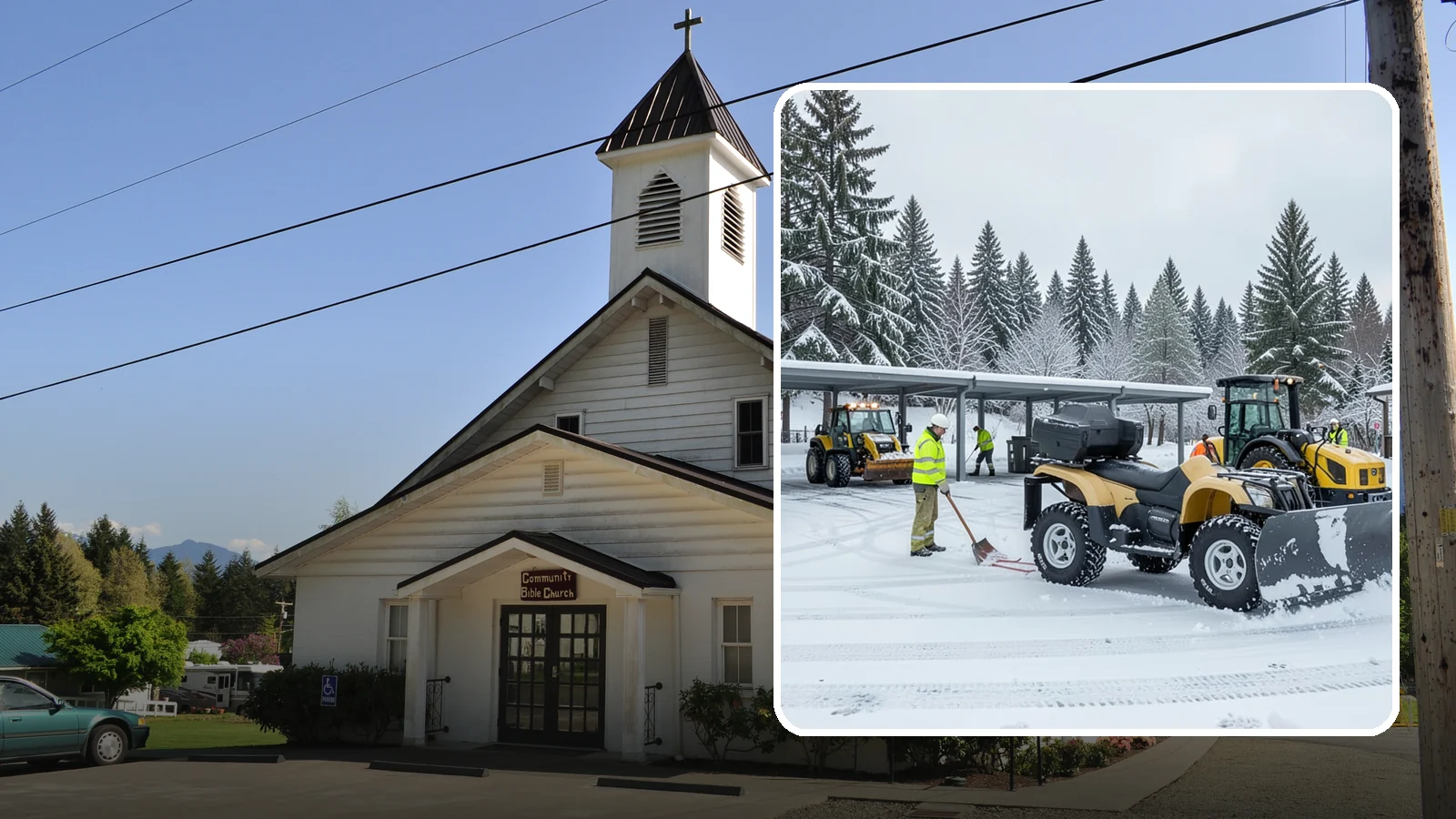Park & Ride Snow Removal in Concrete, Skagit County, WA - We clear park-and-ride lots, stalls, and shuttle stops so commuters can leave their cars and catch transit without wading through...