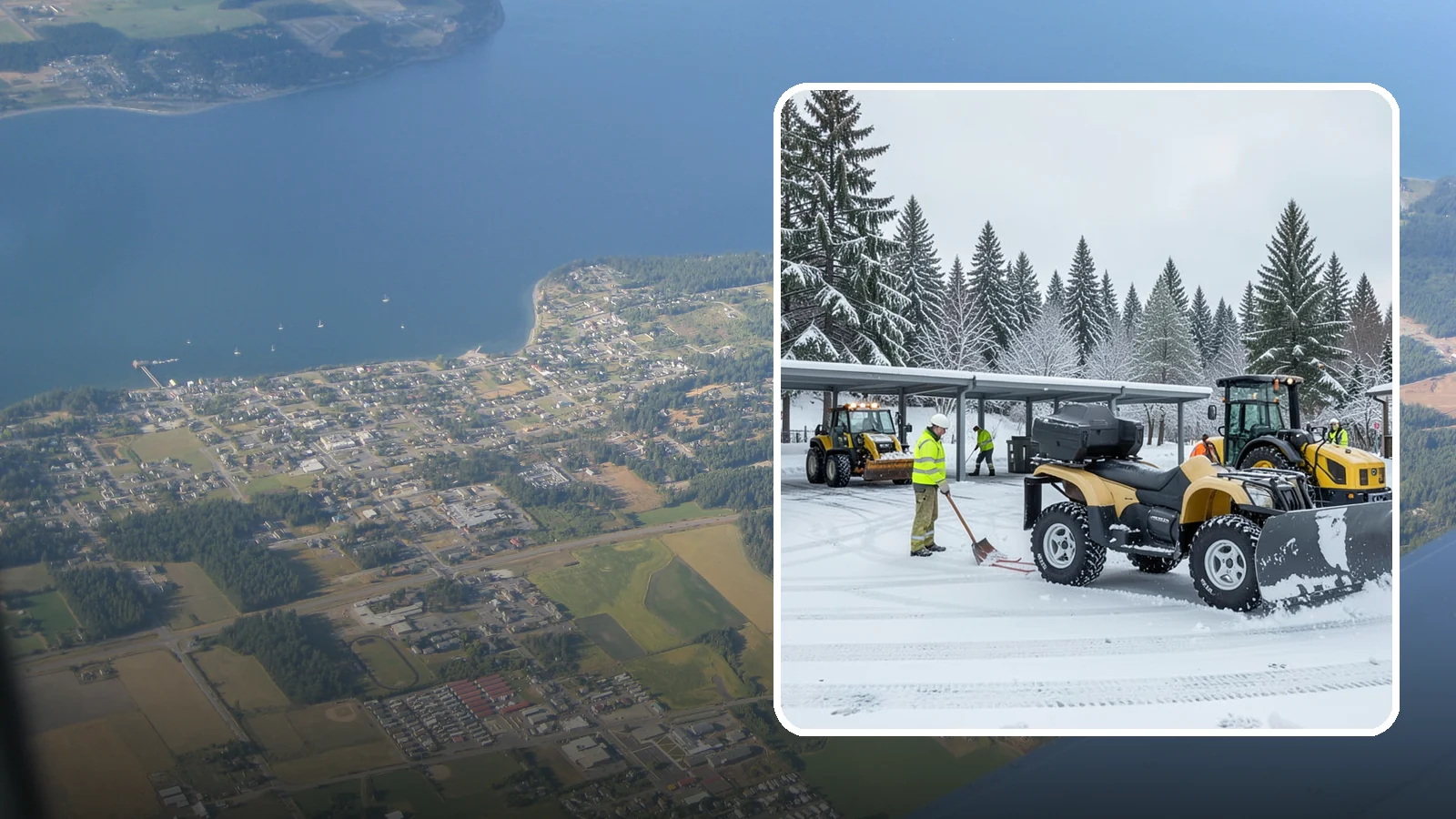 Park & Ride Snow Removal in Coupeville, Island County, WA - We clear park-and-ride lots, stalls, and shuttle stops so commuters can leave their cars and catch transit without wading through...