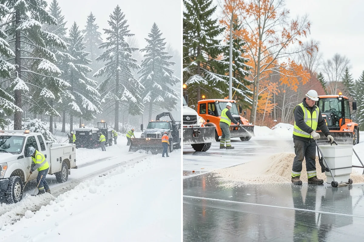 Park & Ride Snow Removal in Duvall, King County, WA - Map lot lanes, stalls, and transit stop pads