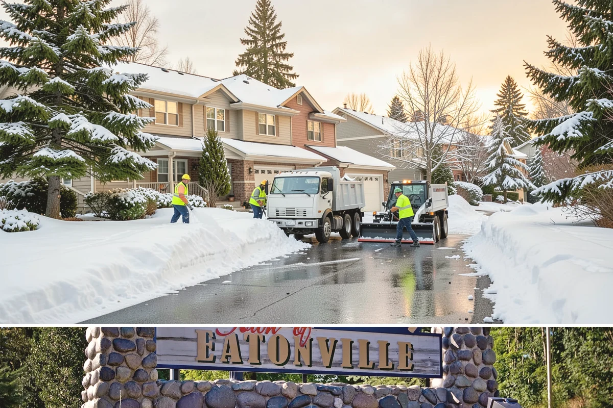 Park & Ride Snow Removal in Eatonville, Pierce County, WA - Park-and-ride lots see peak need December through February around commuter freeze mornings.