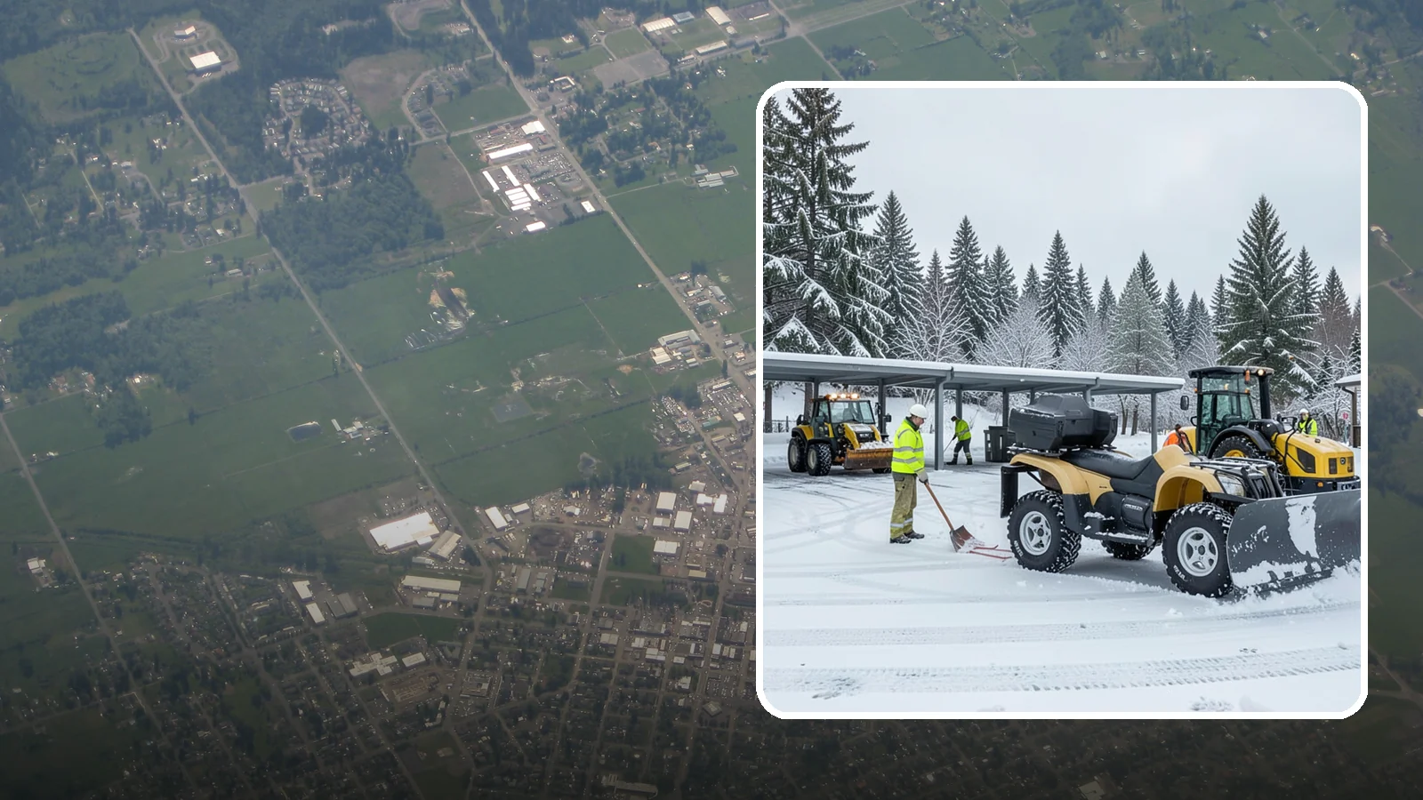 Park & Ride Snow Removal in Enumclaw, King County, WA - We clear park-and-ride lots, stalls, and shuttle stops so commuters can leave their cars and catch transit without wading through...