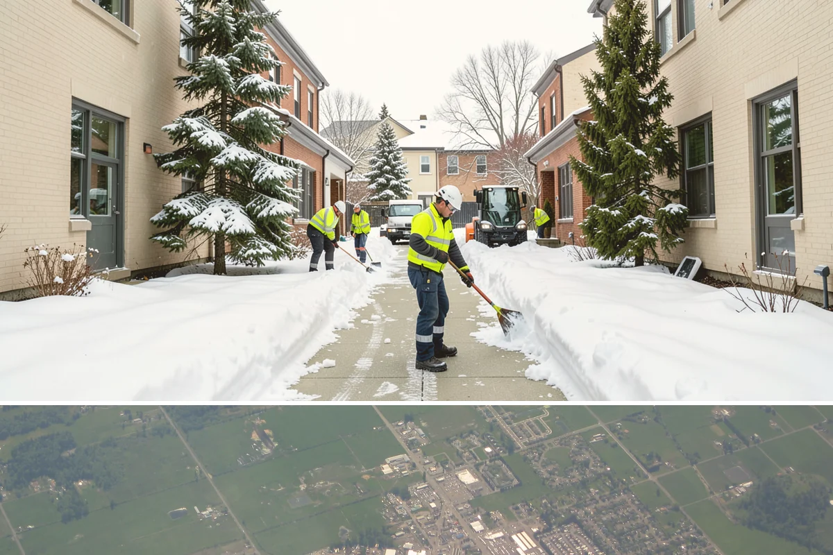 Park & Ride Snow Removal in Enumclaw, King County, WA - Park-and-ride lots see peak need December through February around commuter freeze mornings.