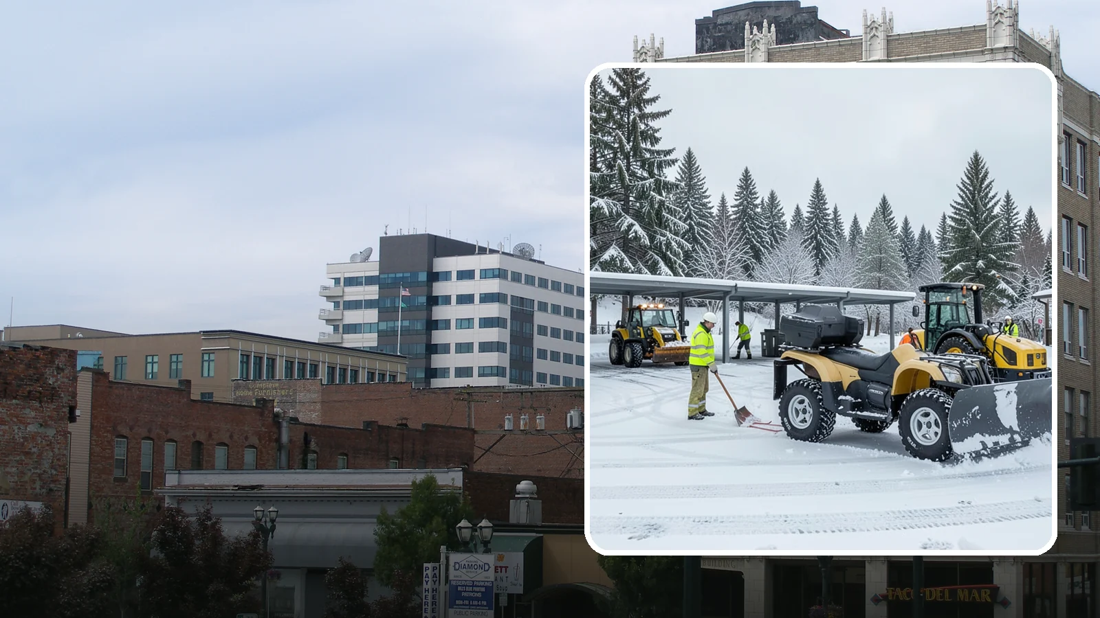 Park & Ride Snow Removal in Everett, Snohomish County, WA - We clear park-and-ride lots, stalls, and shuttle stops so commuters can leave their cars and catch transit without wading through...